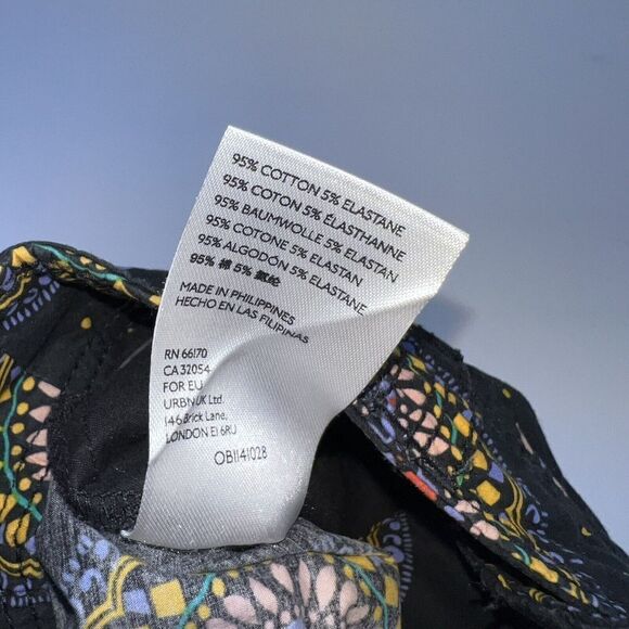 Maeve Anthropologie High Rise Abstract Bohemian City Shorts Multi Women's Size 0 - Picture 3 of 3